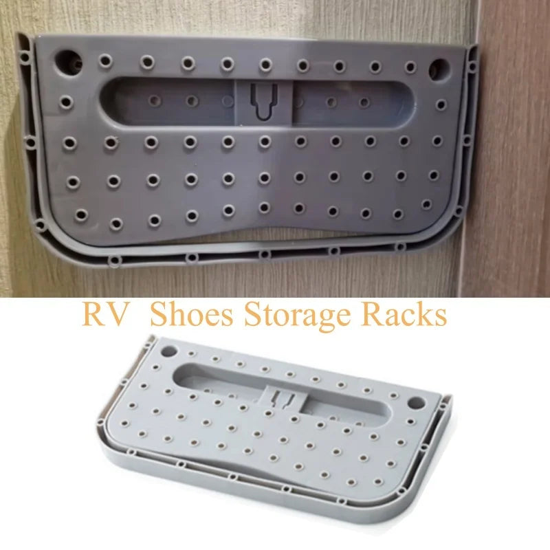 Estante para Zapatos Montado en Pared – Organizador de Plástico Duradero, Ahorro de Espacio, Para Todo Tipo de Calzado