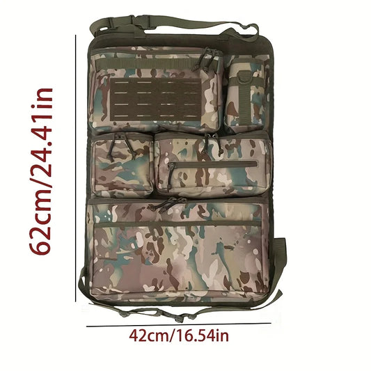 Organisateur Tactique Suspendu pour Véhicule | Multifonctionnel, Robuste et Installation Universelle