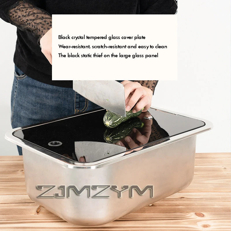 RV Premium Round/Square Sink with Faucet Included 