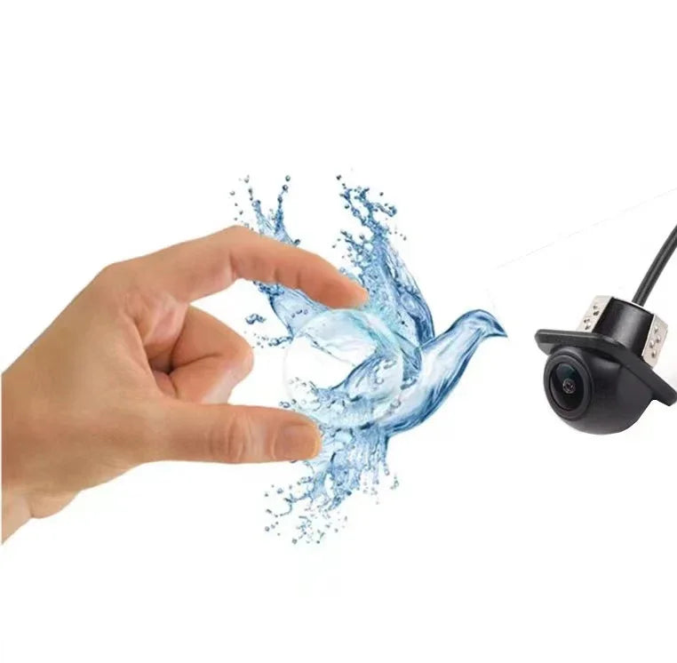 Cámara de Marcha Atrás JISUIDA 170° con Guías de Aparcamiento – Cámara Trasera con Cable para Coche, Furgoneta y RV