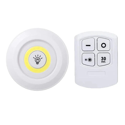 Lumière LED COB sans fil avec télécommande - Intensité variable · Minuteur · Sans câble