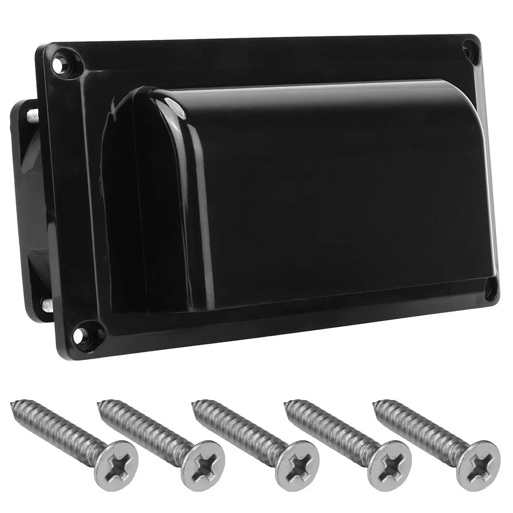 Grille de ventilation latérale avec ventilateur pour camping-car, caravane et bateau – Blanche ou noire
