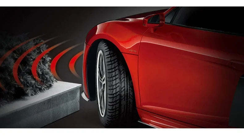 Sensor de Aparcamiento Delantero Invisible QXNY – Radar Ultrasónico con Alarma Sonora, Detección 0,3–1 m, 12V