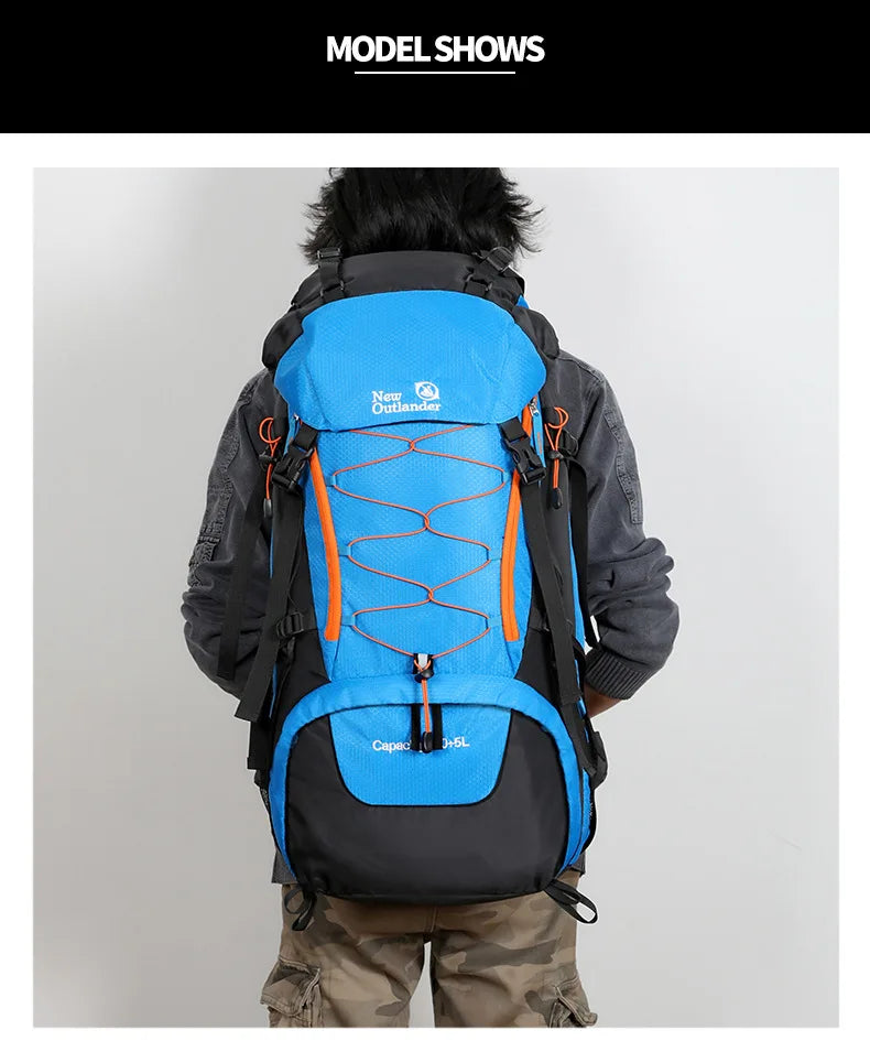 Expandable Waterproof Backpack - Durable Nylon · Ergonomic Straps · Unisex · Multipurpose