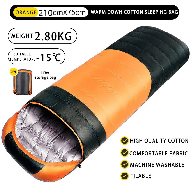 Sac de couchage de camping DAWN TRIP 0–5 °C – Léger et pliable