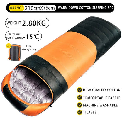 Sac de couchage de camping DAWN TRIP 0–5 °C – Léger et pliable