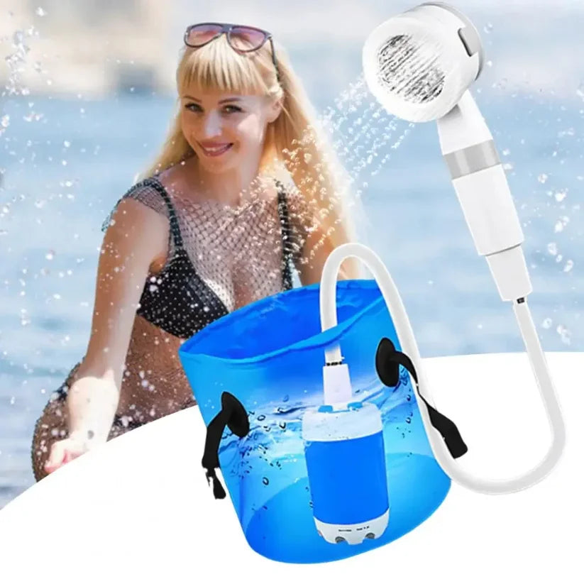 Wireless Rechargeable Portable Shower Pump 