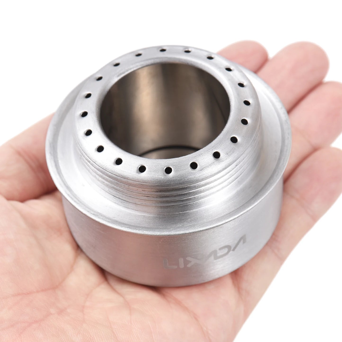 Mini Hornillo Alcohol Aluminio - Ultra Ligero 26g + Tapa Apagado