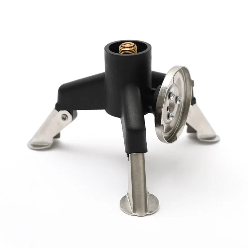 Hornillo Gas Plegable - Encendido Integrado + Adaptador Cartuchos