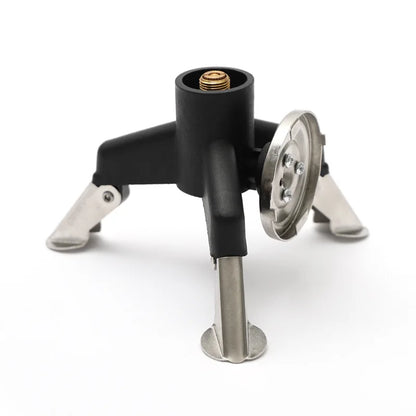 Hornillo Gas Plegable - Encendido Integrado + Adaptador Cartuchos