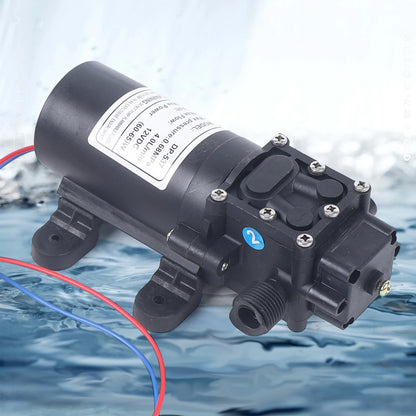 12V Diaphragm Water Pump with Pressure Switch – 5 L/min for Camper and Motorhome