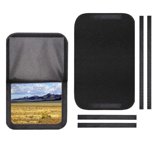 Pare-soleil noir opaque pour fenêtre de camping-car 
