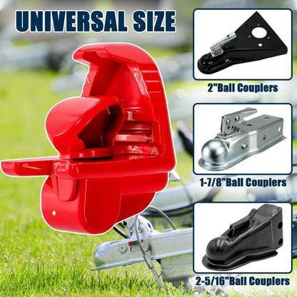 Universal Type Car Yacht Marine Trailer Hitch Lock Anti-Theft Lock Hitch Device Connection Trailer Assembly Towing Anti-Theft