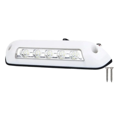 Luz LED para Toldos de Camper, Caravana y Motorhome – 12V, 5 LEDs, Blanco 6000K, IP67