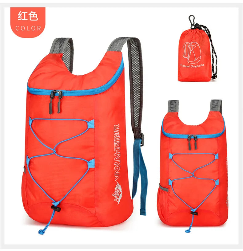 Ultralight Hiking Backpack - Expandable · Air Cushion Straps · Portable · Multipurpose Outdoor