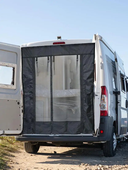 Cortina Mosquitera para Puerta de Autocaravana trasera o de lado