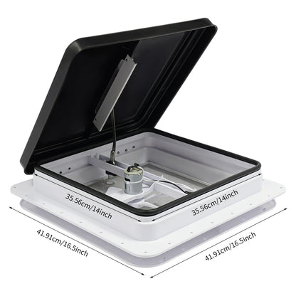 42x42 cm Roof Skylight for RV and Caravan