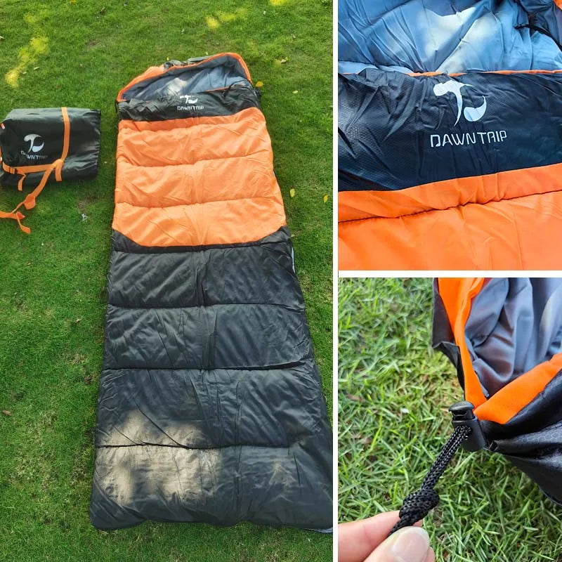 Sac de couchage de camping DAWN TRIP 0–5 °C – Léger et pliable