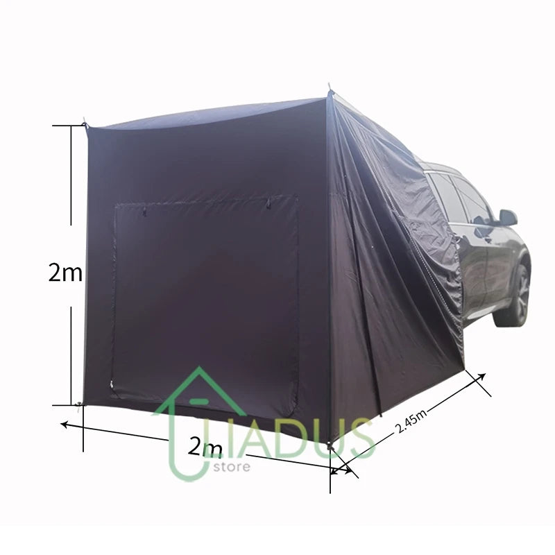 XXL Car and Camper Roof Tent 5.9x4.5m - Waterproof 2000mm · Anti-UV · Reinforced Structure · Express Setup · 8+ People