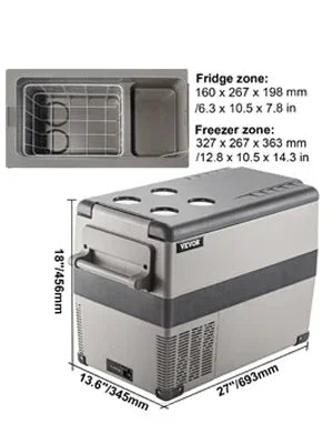 Refrigerador Portátil para Coche – 15/20/30/40/50L
