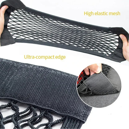 Elastic Car Organizer Net – Universal Storage Pocket for Trunk and Seats