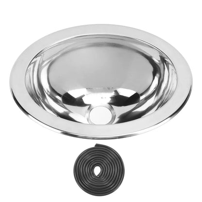 Lavabo Compacto de Acero Inoxidable para Camper y Barco