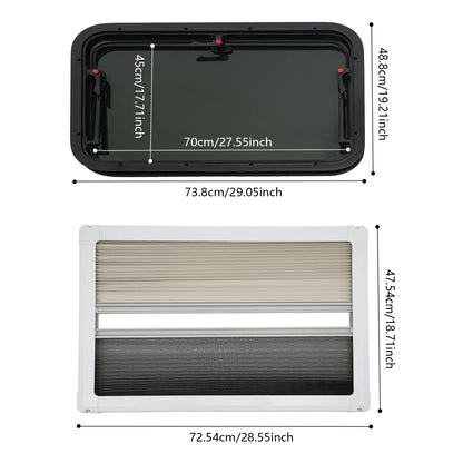 Ventana Push-Out (Disponible en Varias Medidas)
