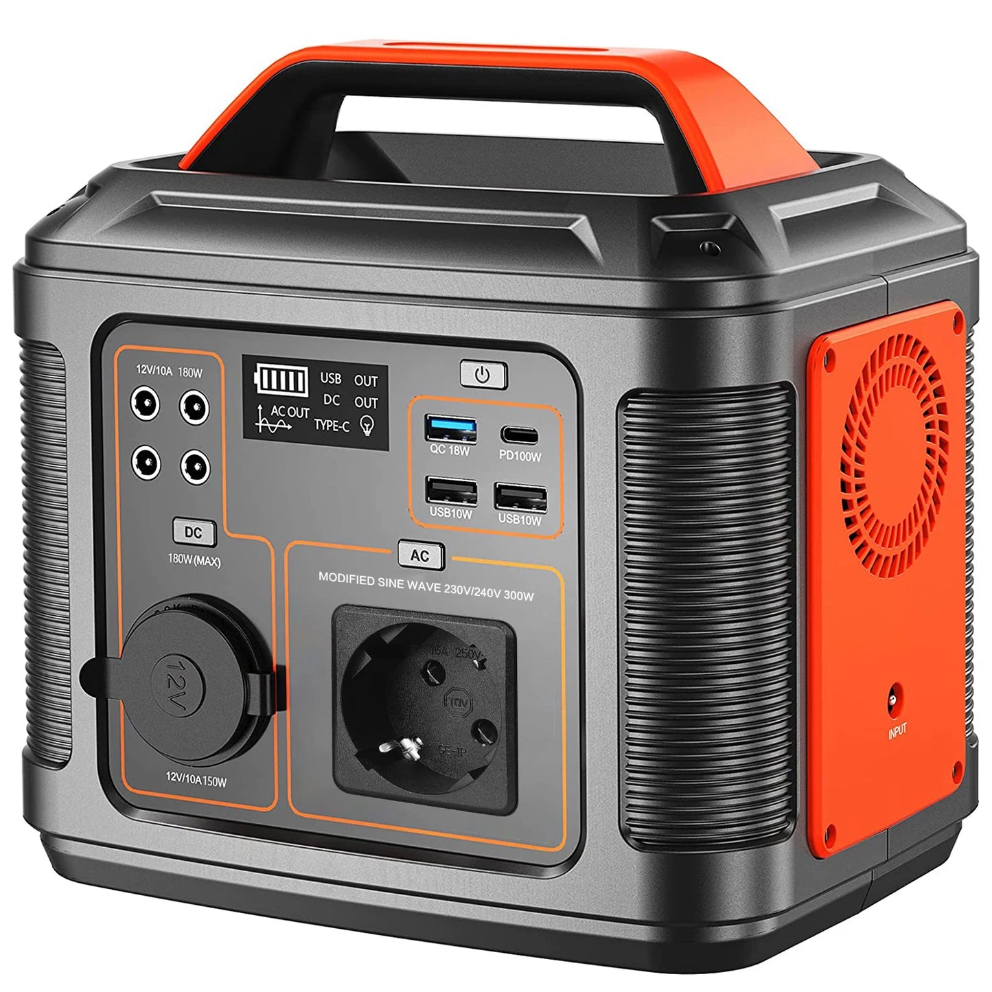 Estación de Energía Portátil  – 296Wh / 80,000mAh