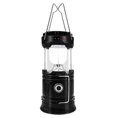 Telescopic Solar Lamp - Rechargeable LED + 2-in-1 Flashlight (Waterproof)