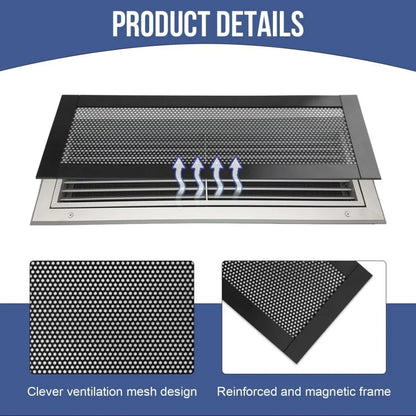 Cubierta Magnética para Rejilla de Ventilación 4x10"