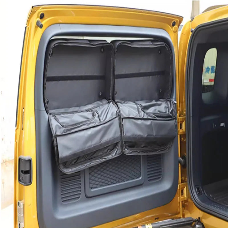 Trunk Window Storage Bags · Express Organization · Multi-Compartment · No-Drill Installation