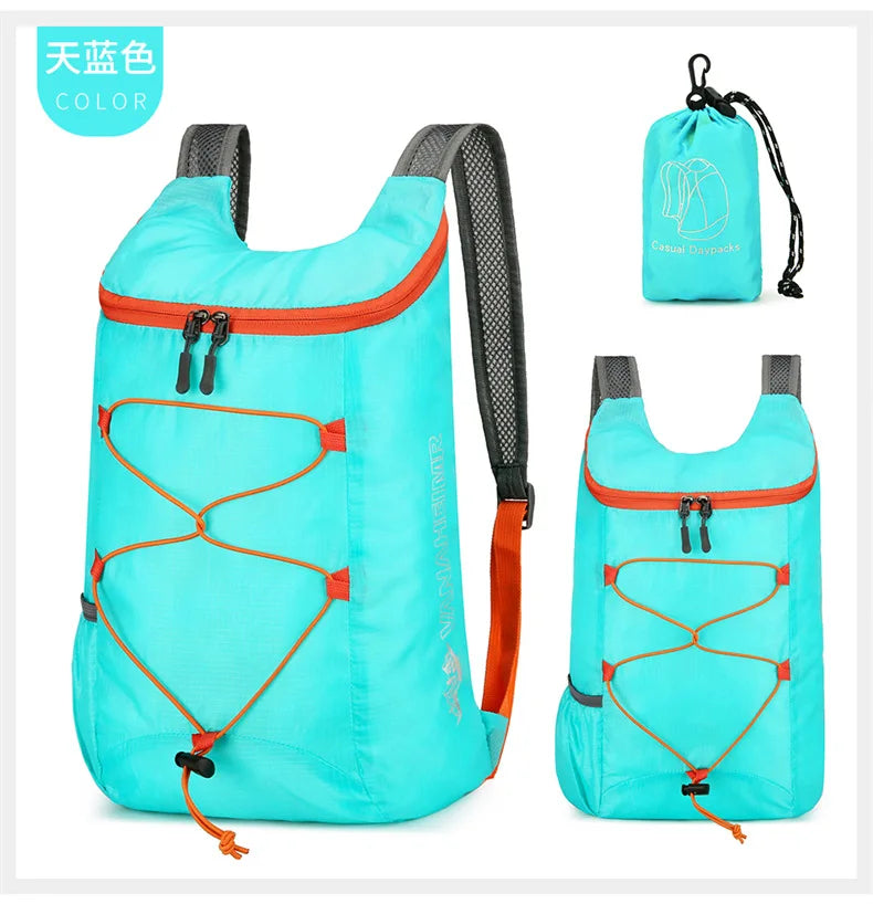 Ultralight Hiking Backpack - Expandable · Air Cushion Straps · Portable · Multipurpose Outdoor