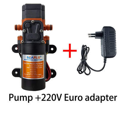 Pompe à Eau sous Pression 12V 40 PSI – Membrane Auto-amorçante pour Camping-car et Bateau