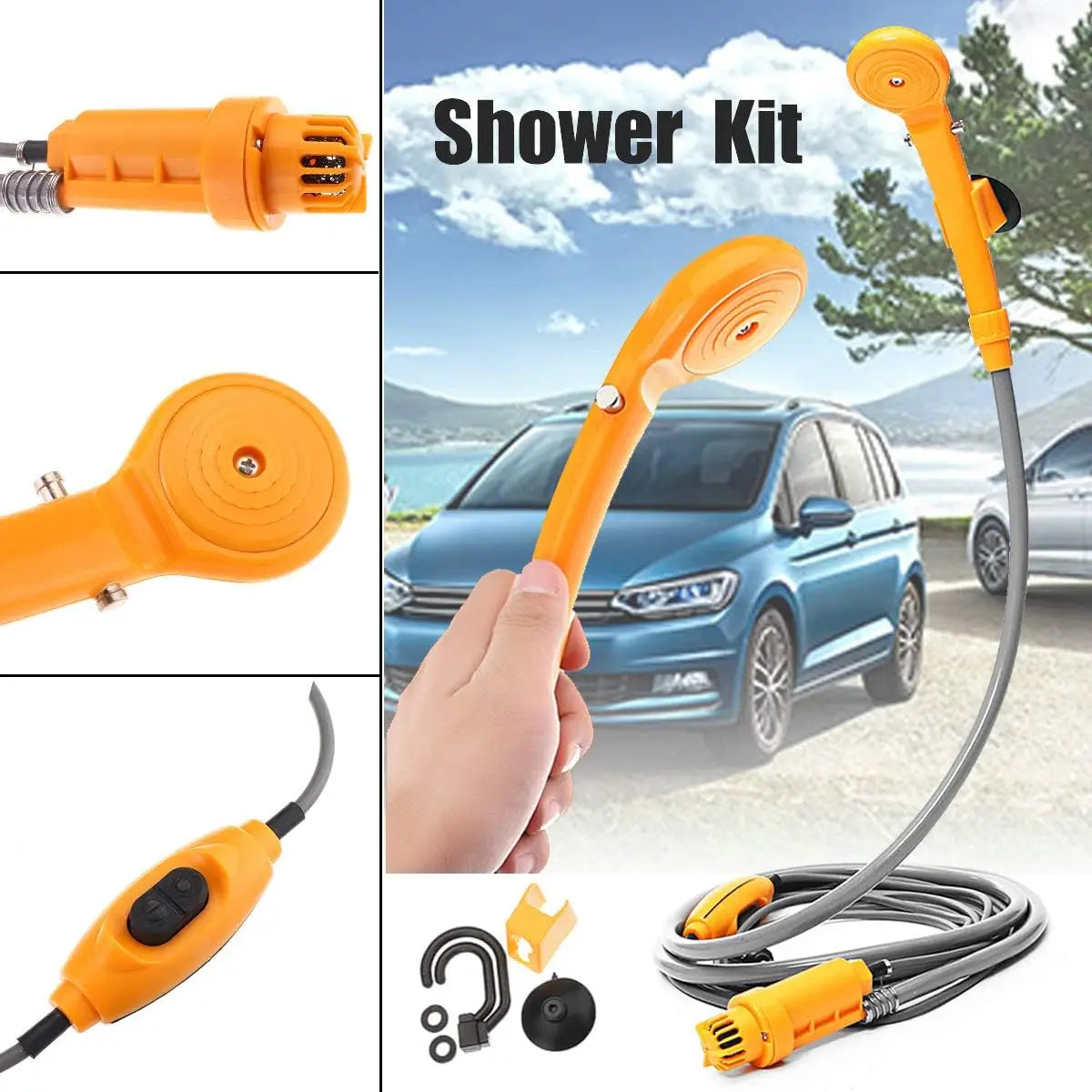 12V Portable Camping Shower