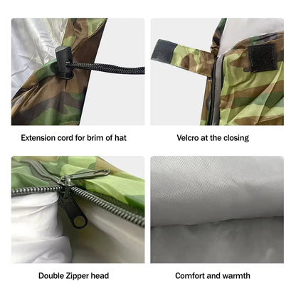 Sac de couchage en polaire | Léger et doux | Climats chauds