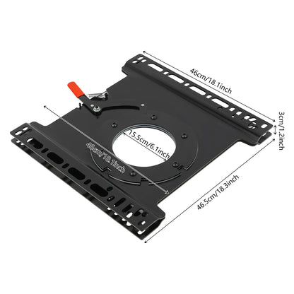 Base Giratoria 360° para Camper – Acero Resistente