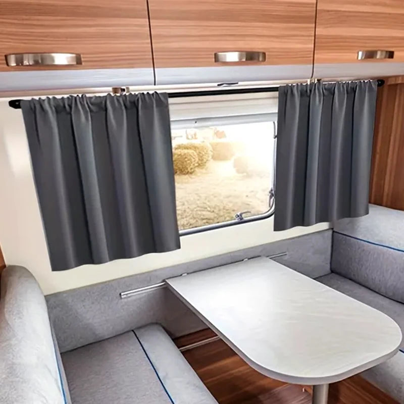 Cortinas Opacas Blackout para Ventanas de Camper y Autocaravana – Pack 2