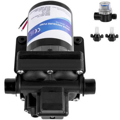 Bomba de Agua a Presión 12V – 3 GPM para Camper y Autocaravana