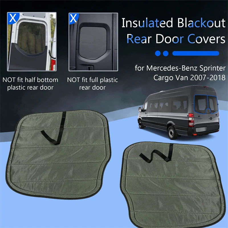 Aislantes Térmicos Blackout para Puertas Traseras