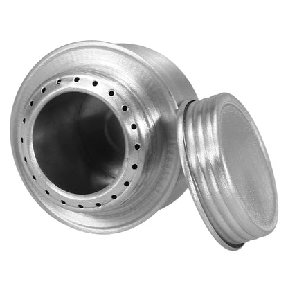 Mini Hornillo Alcohol Aluminio - Ultra Ligero 26g + Tapa Apagado