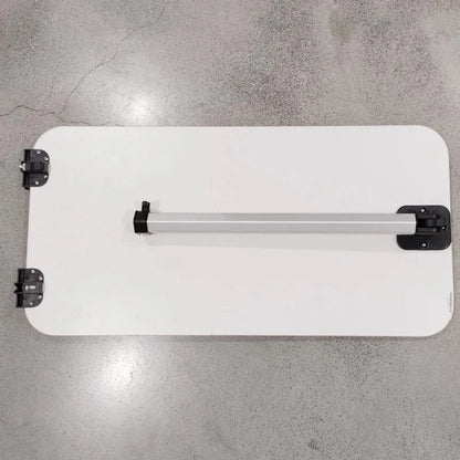 Mesa Plegable para Camper y Autocaravana con Pata Regulable | Mesa Interior RV Giratoria y Desmontable