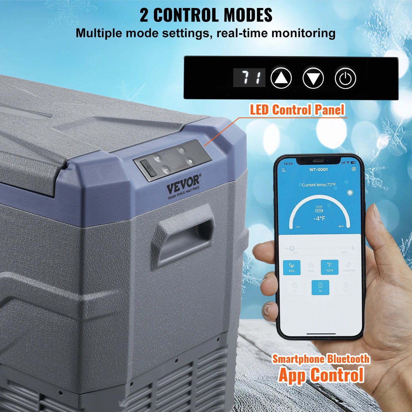 Nevera Portátil Compresor 30/37/45L – Frigorífico 12V/24V y 220V