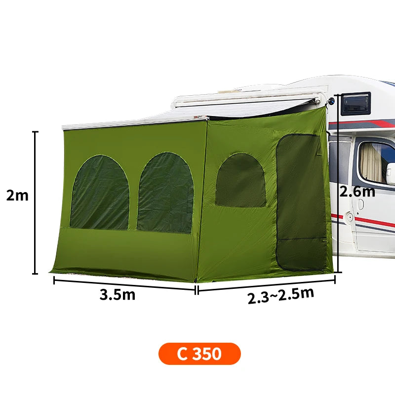 Tienda de Privacidad y Toldo Lateral para RV