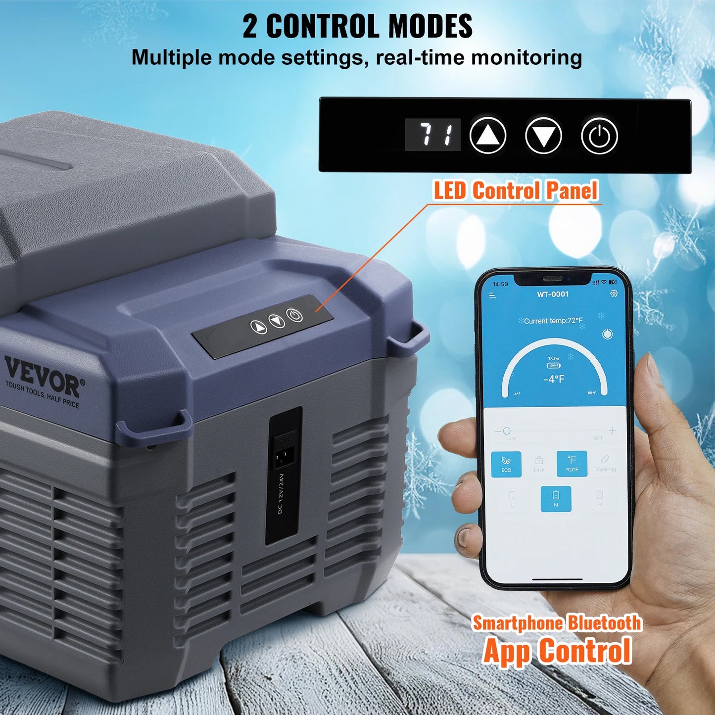 Nevera Portátil para Coche 12L – Frigorífico 12V/24V y 220V