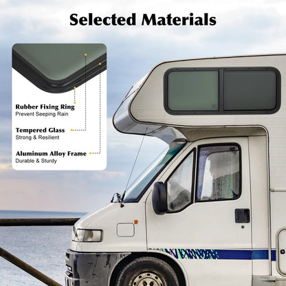 Fenêtre coulissante pour caravane et camping-car