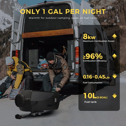 8KW Sunster Portable Diesel Heater – Fast, Safe, and Quiet