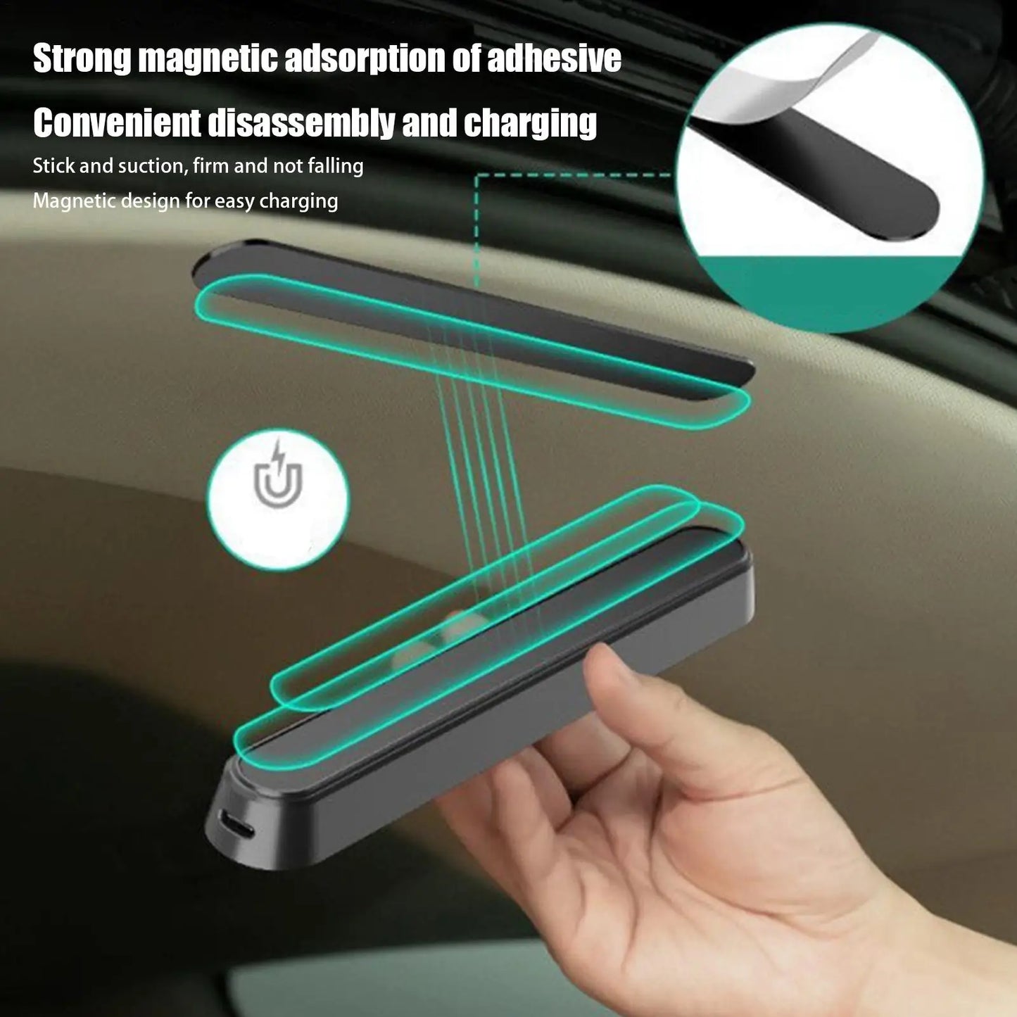 LED Car Trunk Light - Motion Sensor · USB Rechargeable · Magnetic · Express Installation