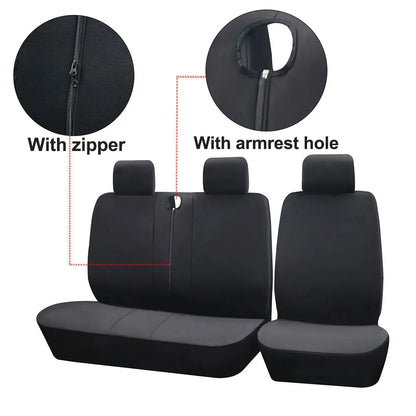 Fundas de Asiento 2+1 para Coche o Camper – Protección y Estilo