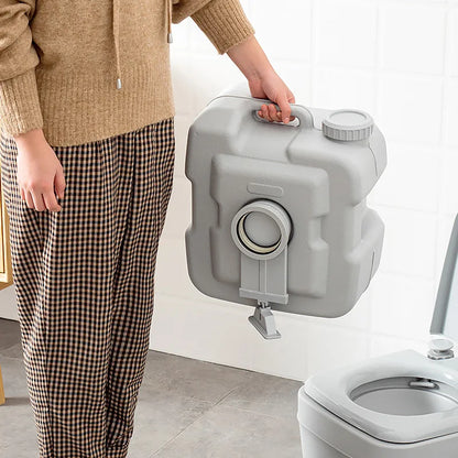 Portable Toilet for Camper and RV 10L / 20L | Portable Toilet with Manual Flush for Camping and Motorhome