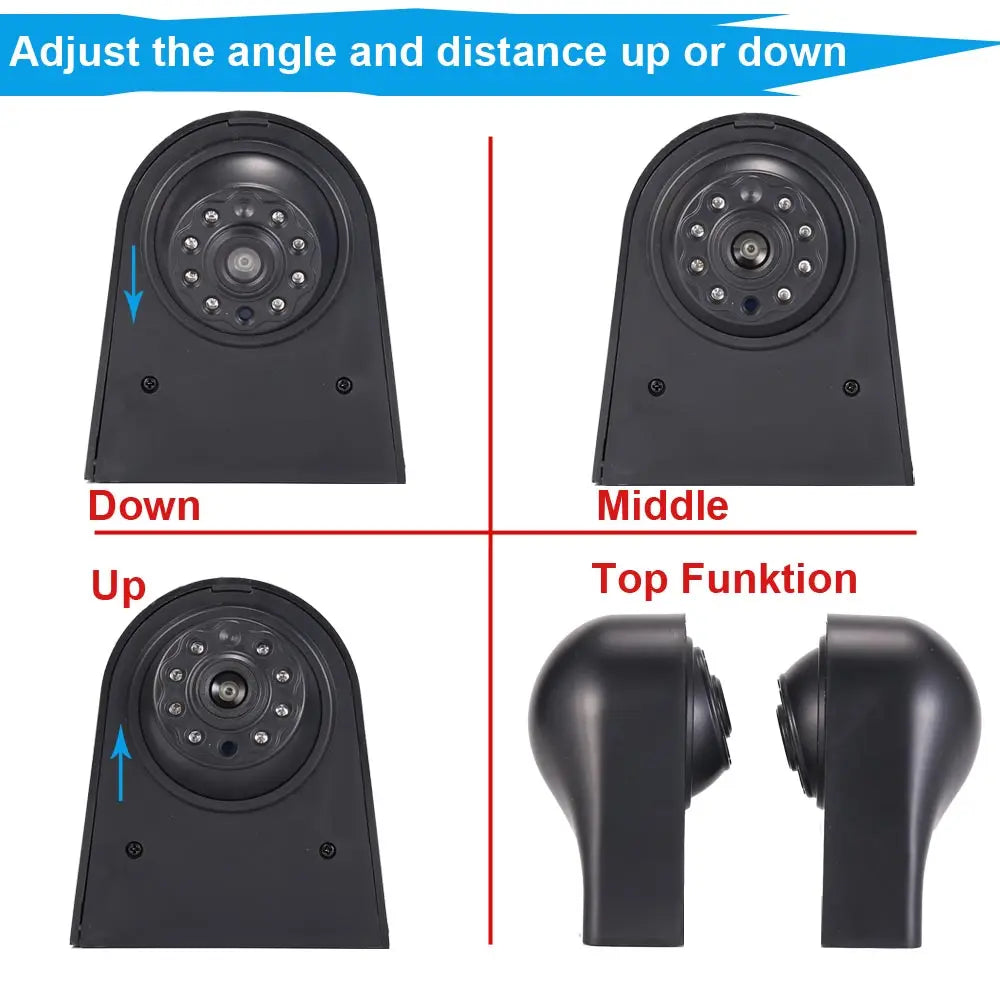 VW T4 Transporter 1990-2003 - Cámara Marcha Atrás HD con Guías